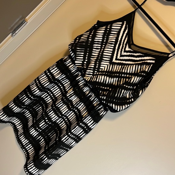 Express Black & White Dress. Size S. - Picture 1 of 5